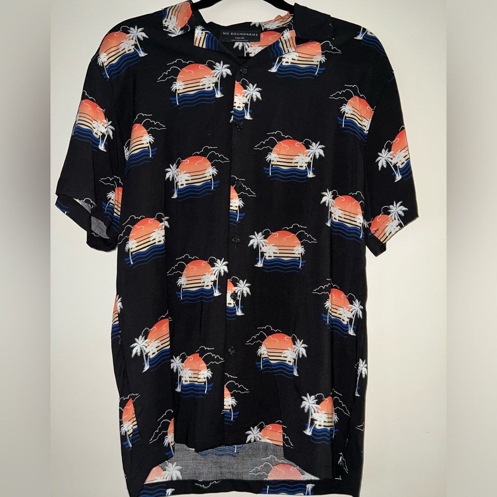 Black sunset button up SMALL